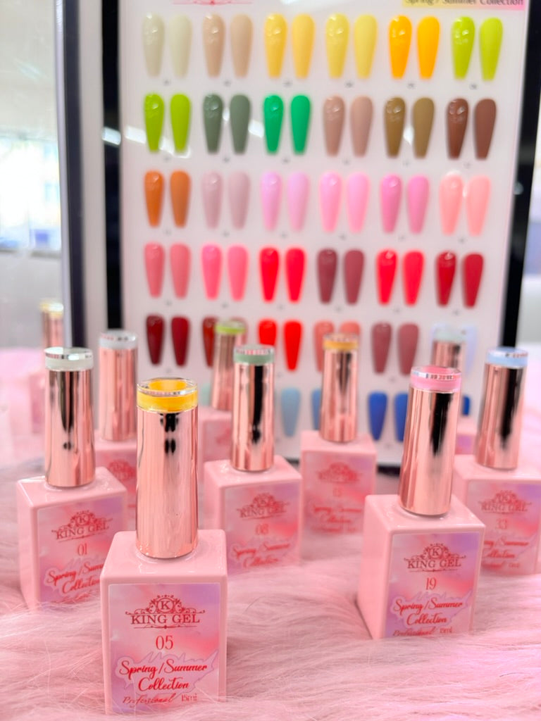 36 Colors Spring Summer Gel Collection - KingGel Brand