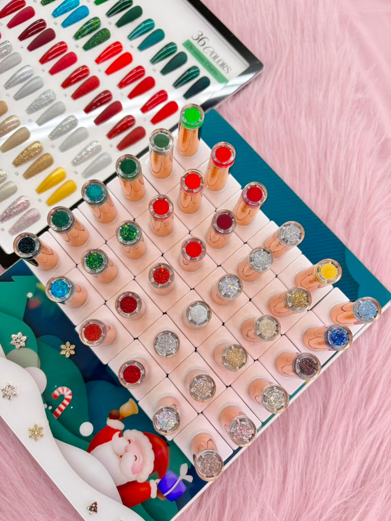 36 Colors Christmas Charm Collection - KingGel Brand