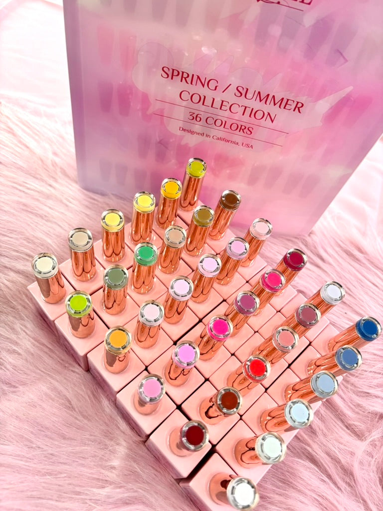36 Colors Spring Summer Gel Collection - KingGel Brand