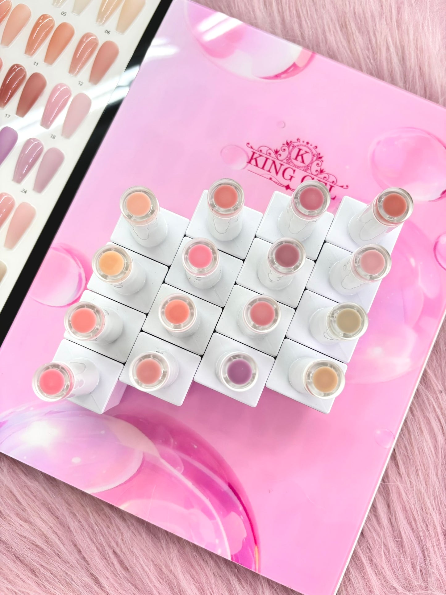 36 Colors Crystal Transparent Base Gel Collection - KingGel Brand