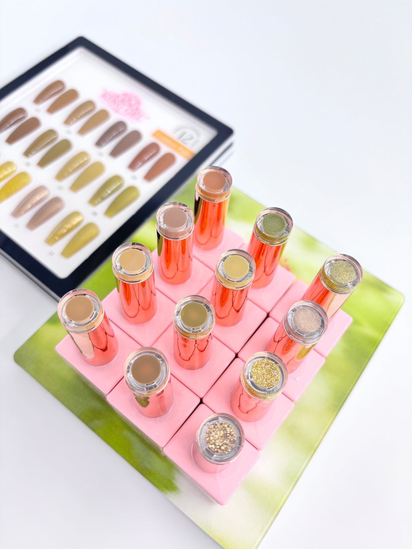 12 Colors Golden Palm Collection - KingGel Brand