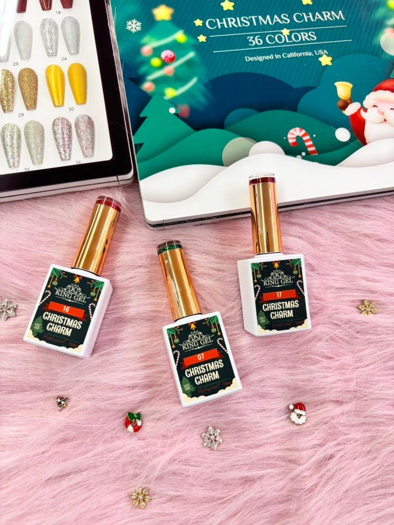 36 Colors Christmas Charm Collection - KingGel Brand