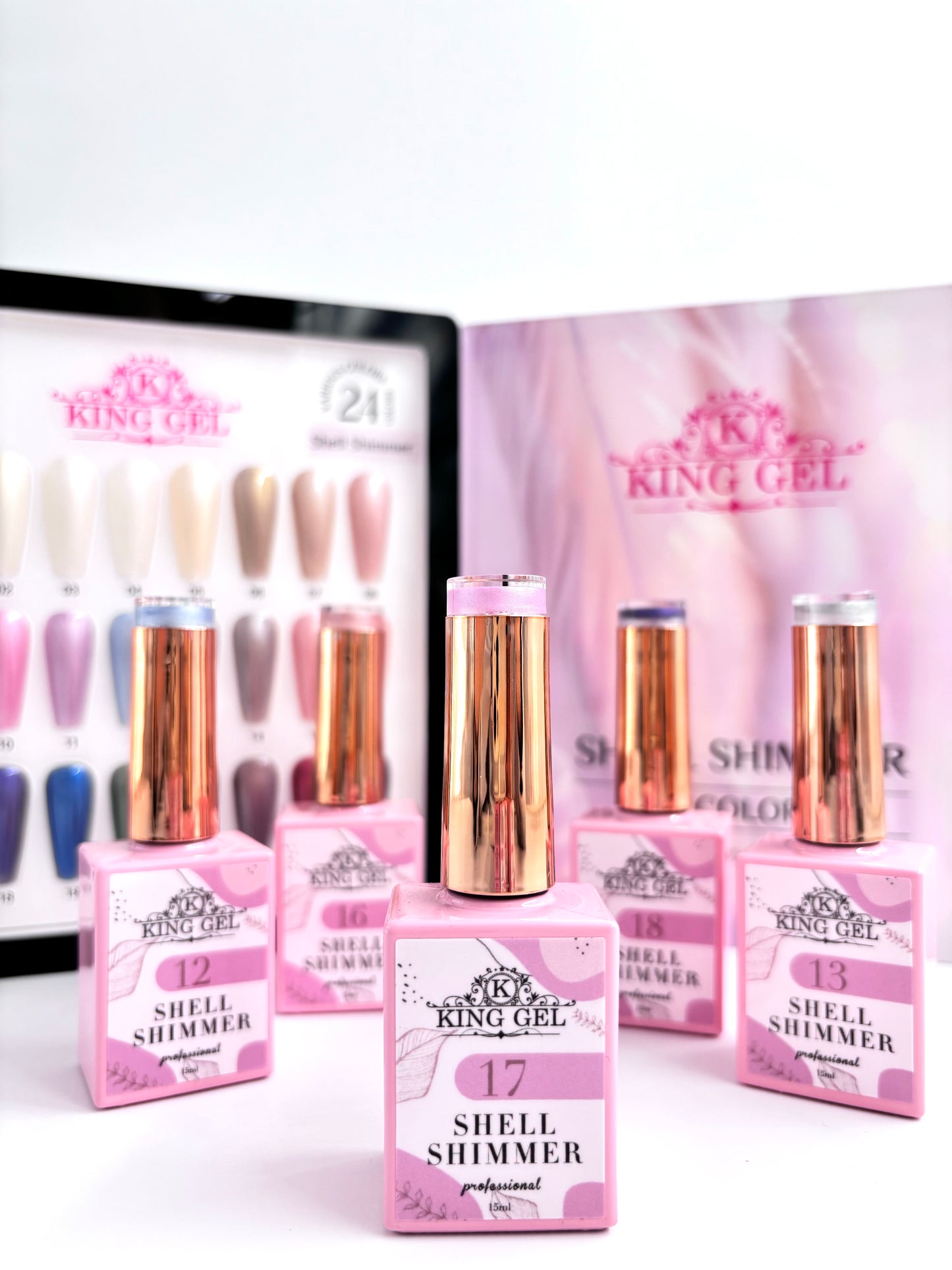 24 colors Shell Shimmer Collection - KingGel