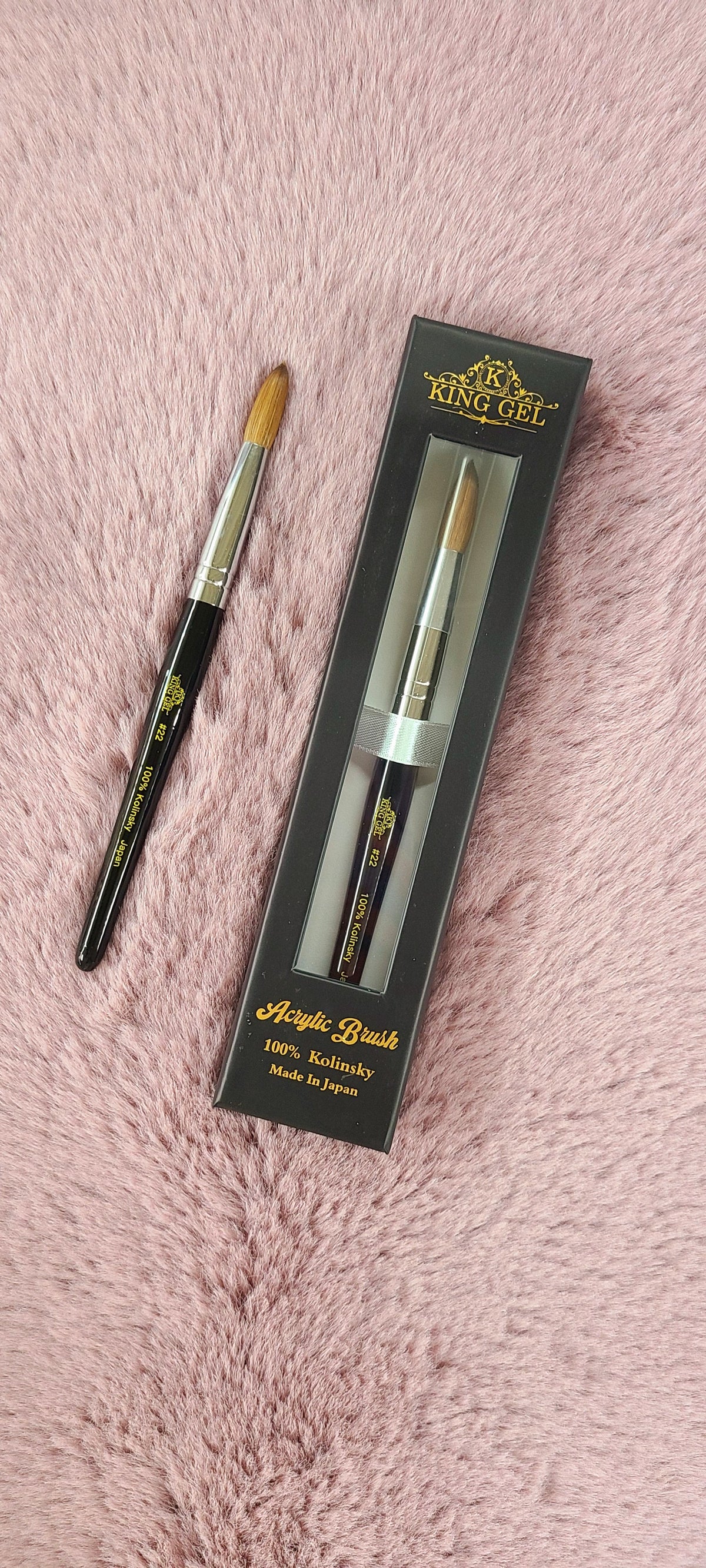 KingGel Kolinsky Acrylic Nail Brush