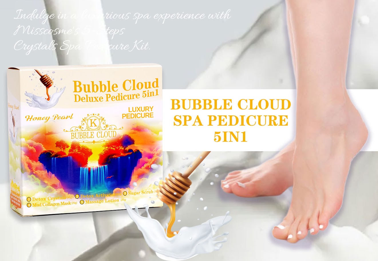 5in1 Bubble Cloud Deluxe Pedicure - Volcanic Eruption