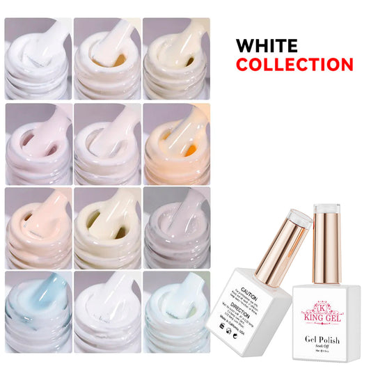 KingGel White French Collection 1-12