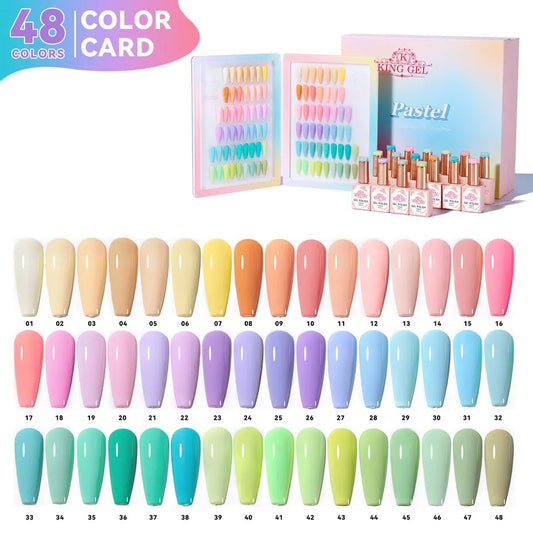 KingGel Gel Color Pastel Collection 1-48