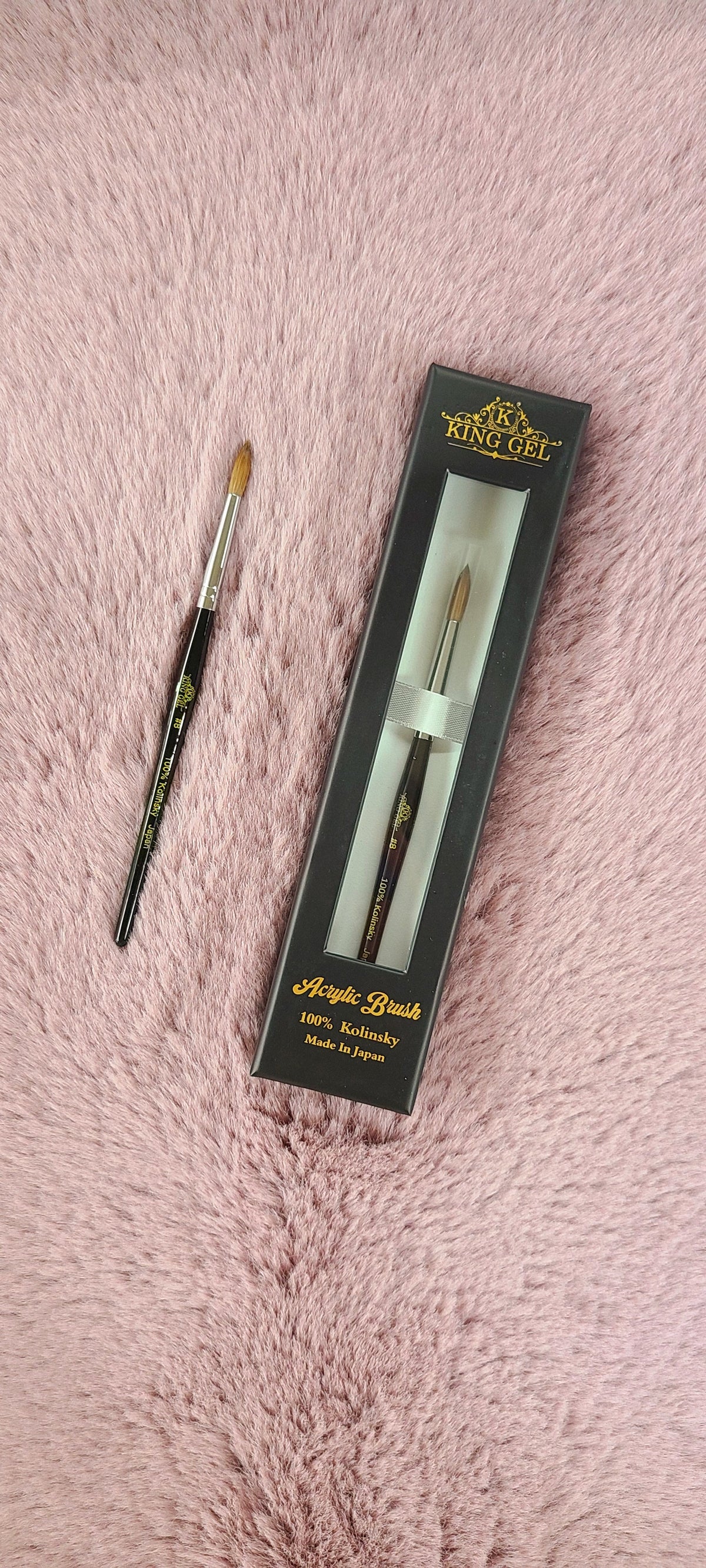 KingGel Kolinsky Acrylic Nail Brush