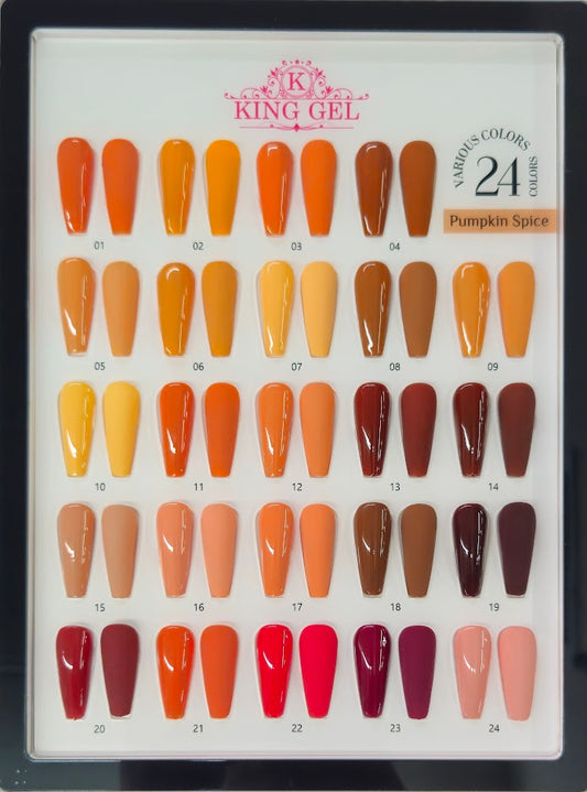 24 colors Pumpkin Spice Collection - KingGel