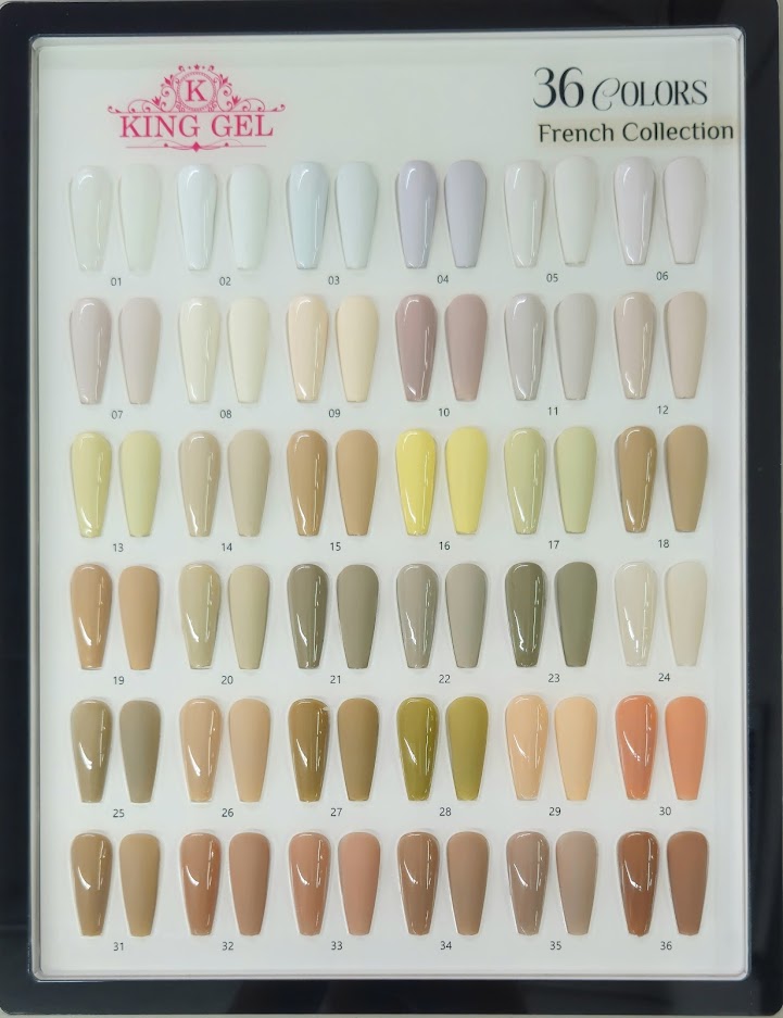 36 Colors French Collection - KingGel Brand