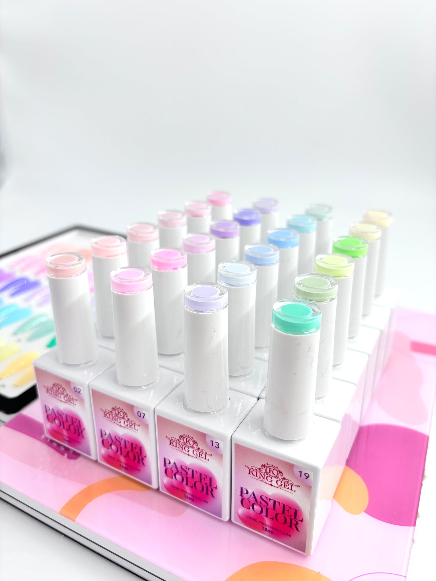 24 colors Pastel Color Collection - KingGel