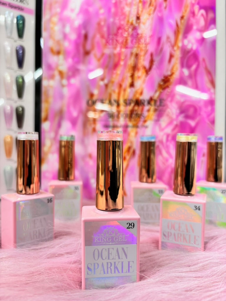 36 Colors Ocean Sparkle Gel Collection - KingGel Brand