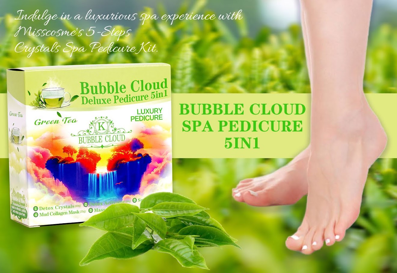 5in1 Bubble Cloud Deluxe Pedicure - Volcanic Eruption
