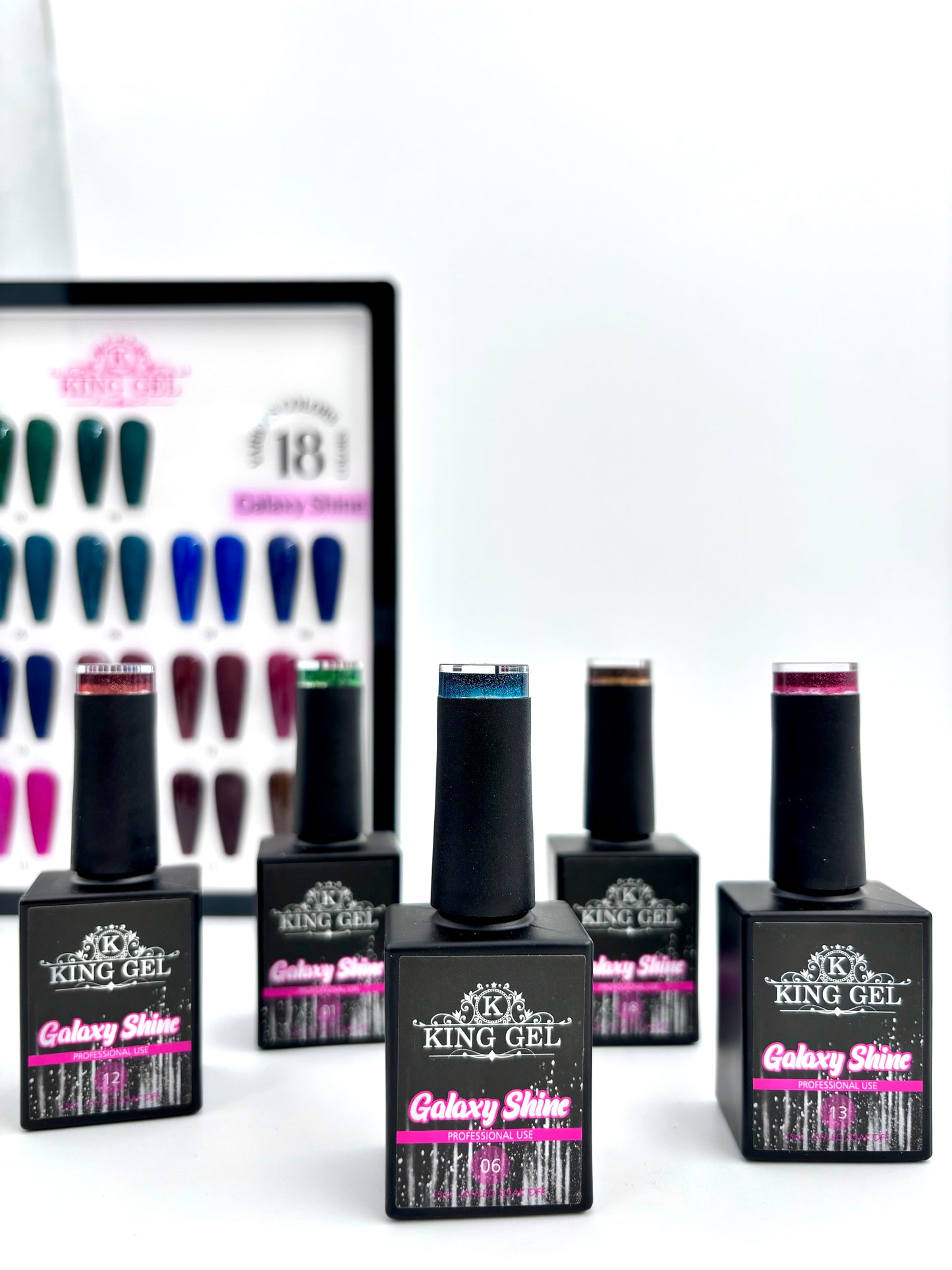 18 Colors Galaxy Shine Collection - KingGel Brand