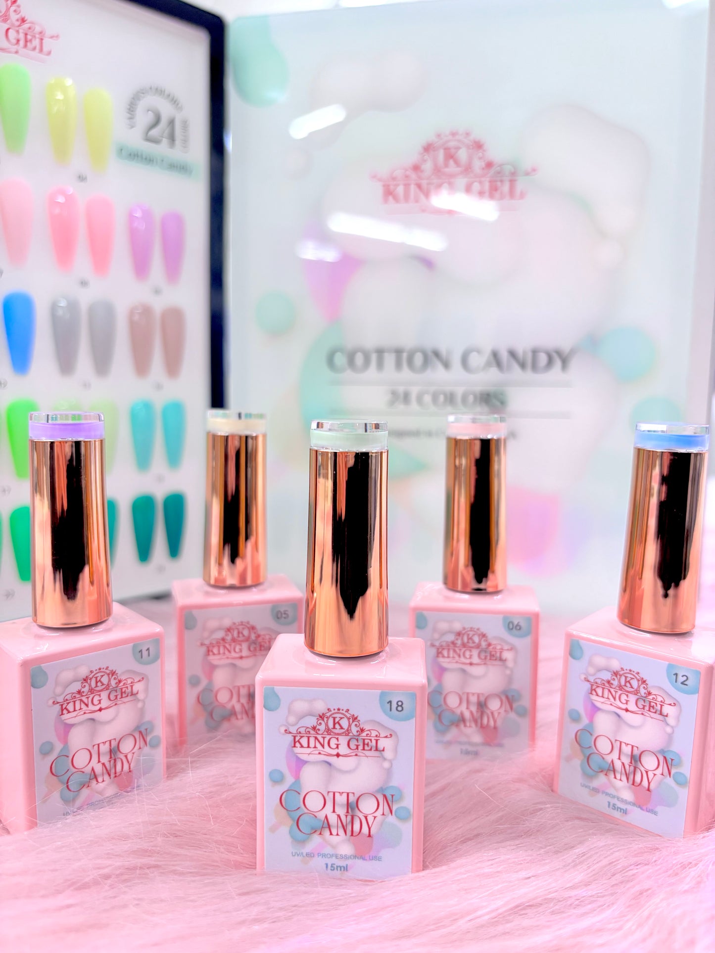 24 colors Cotton Candy Collection - KingGel
