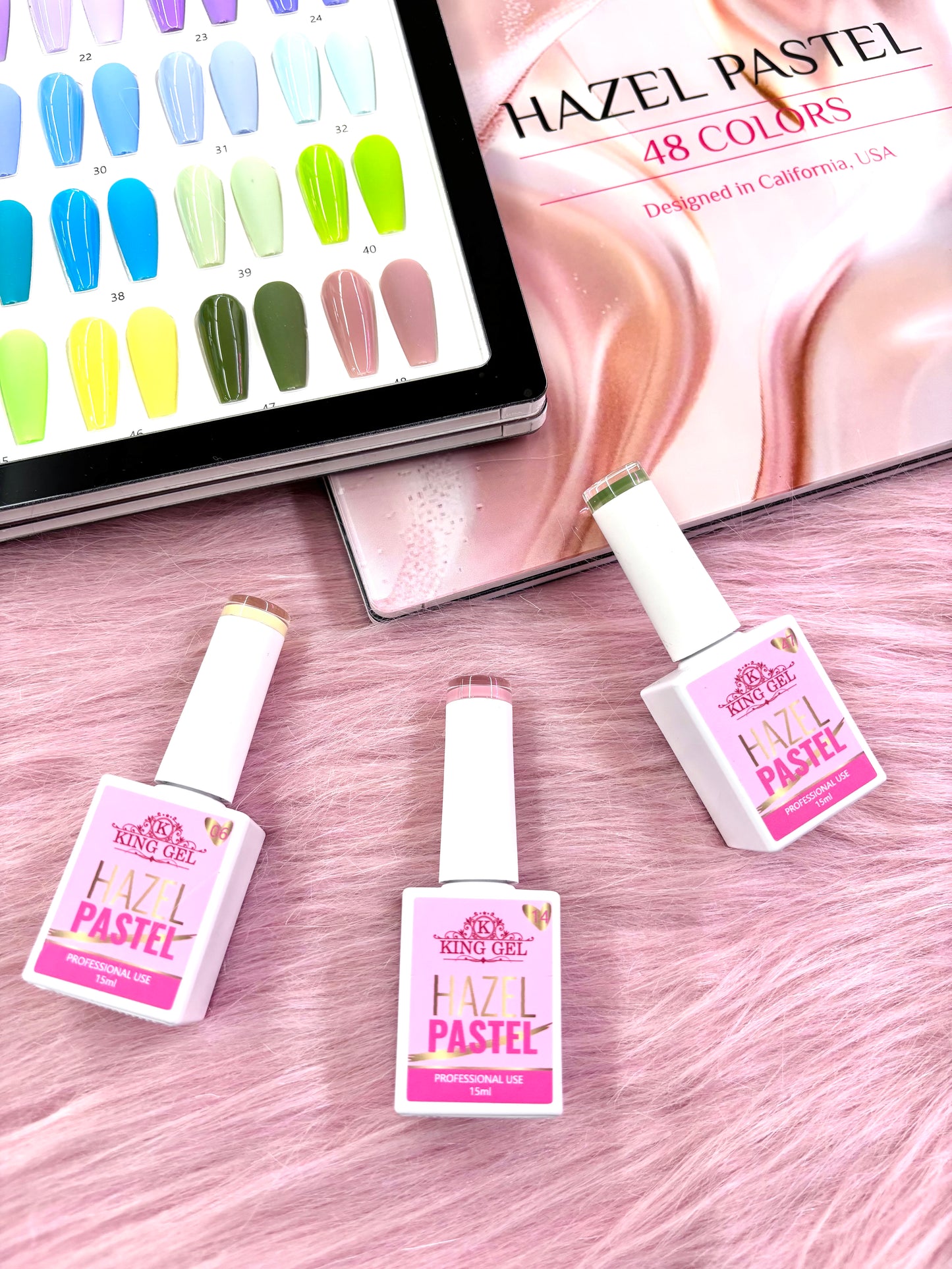 48 colors Hazel Pastel Collection - KingGel