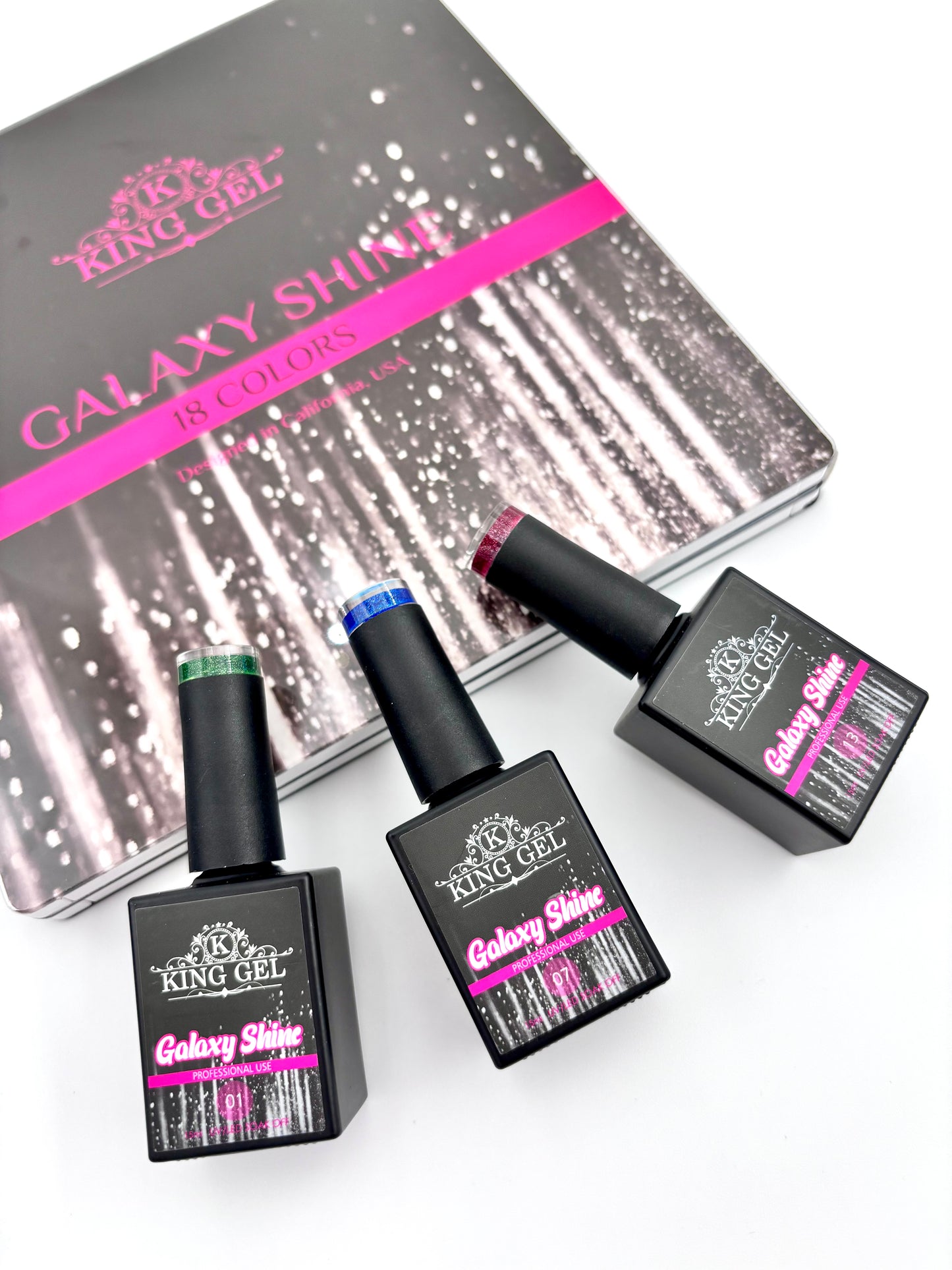18 Colors Galaxy Shine Collection - KingGel Brand