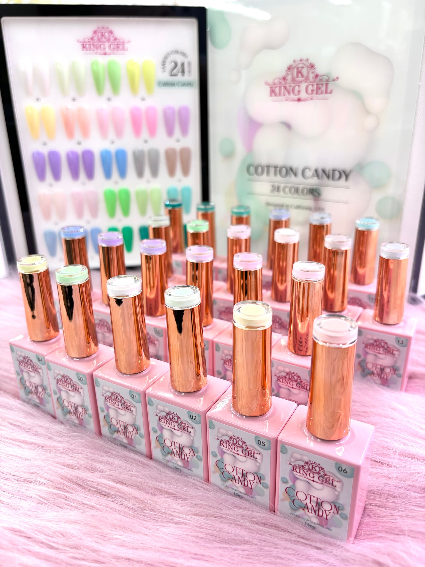 24 colors Cotton Candy Collection - KingGel