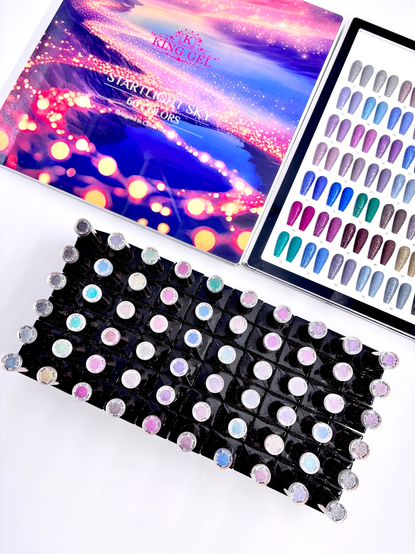 60 colors Starlight Sky gel Collection - KingGel Brand