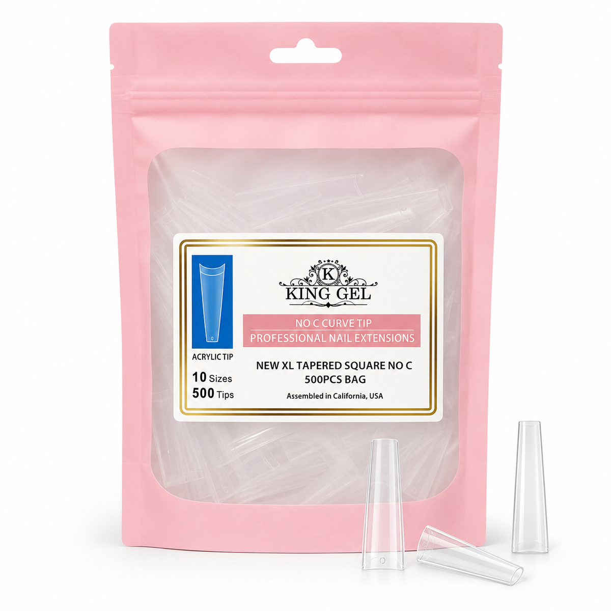 KingGel Acrylic Nails Tip in Bag