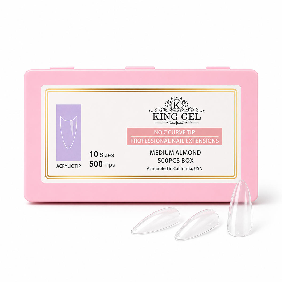 KingGel Acrylic Nails Tip in Box