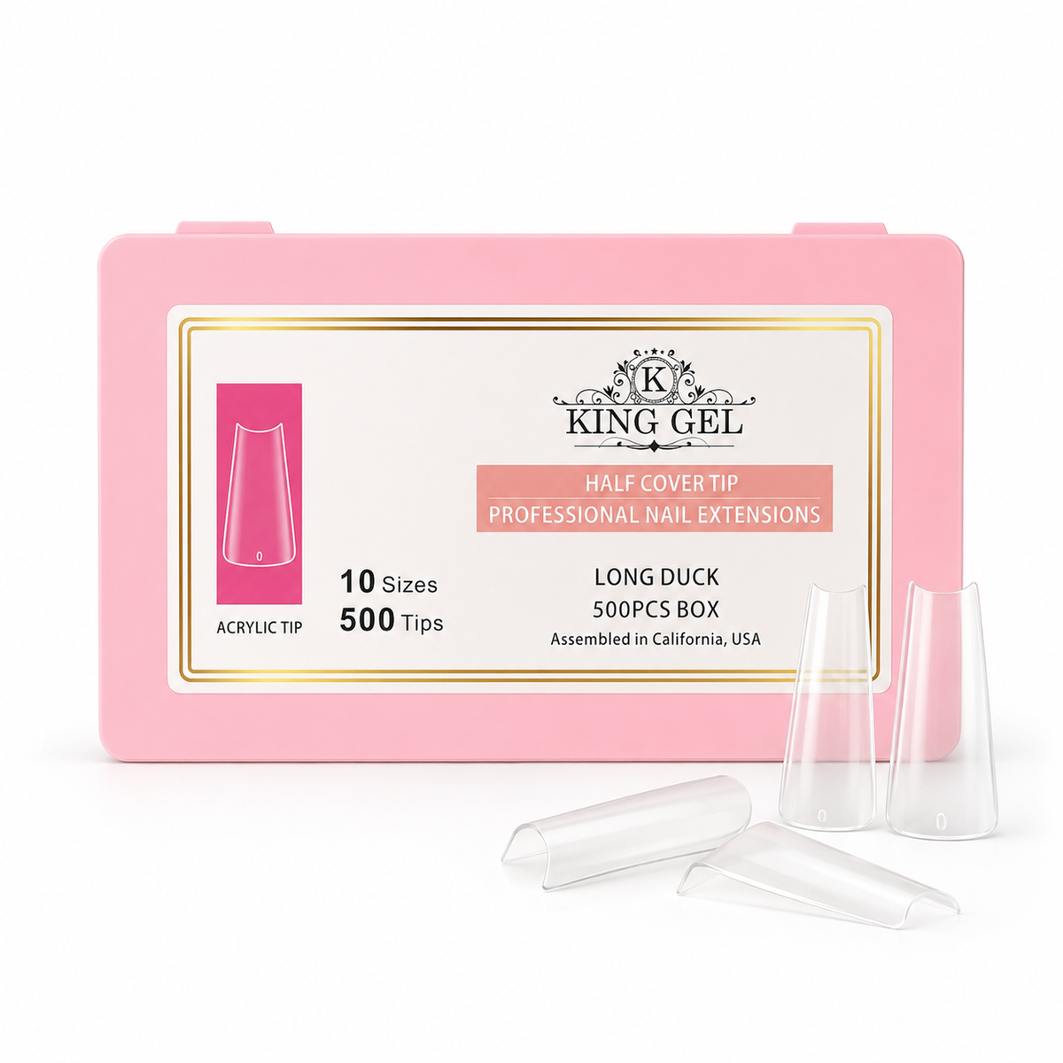 KingGel Acrylic Nails Tip in Box