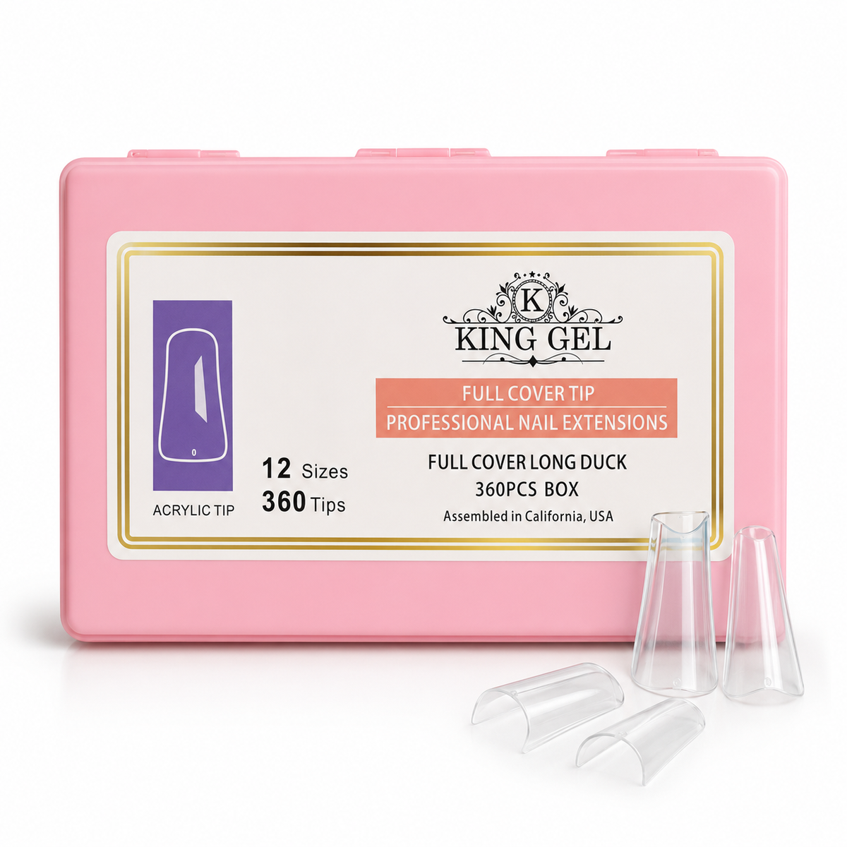 KingGel Acrylic Nails Tip in Box
