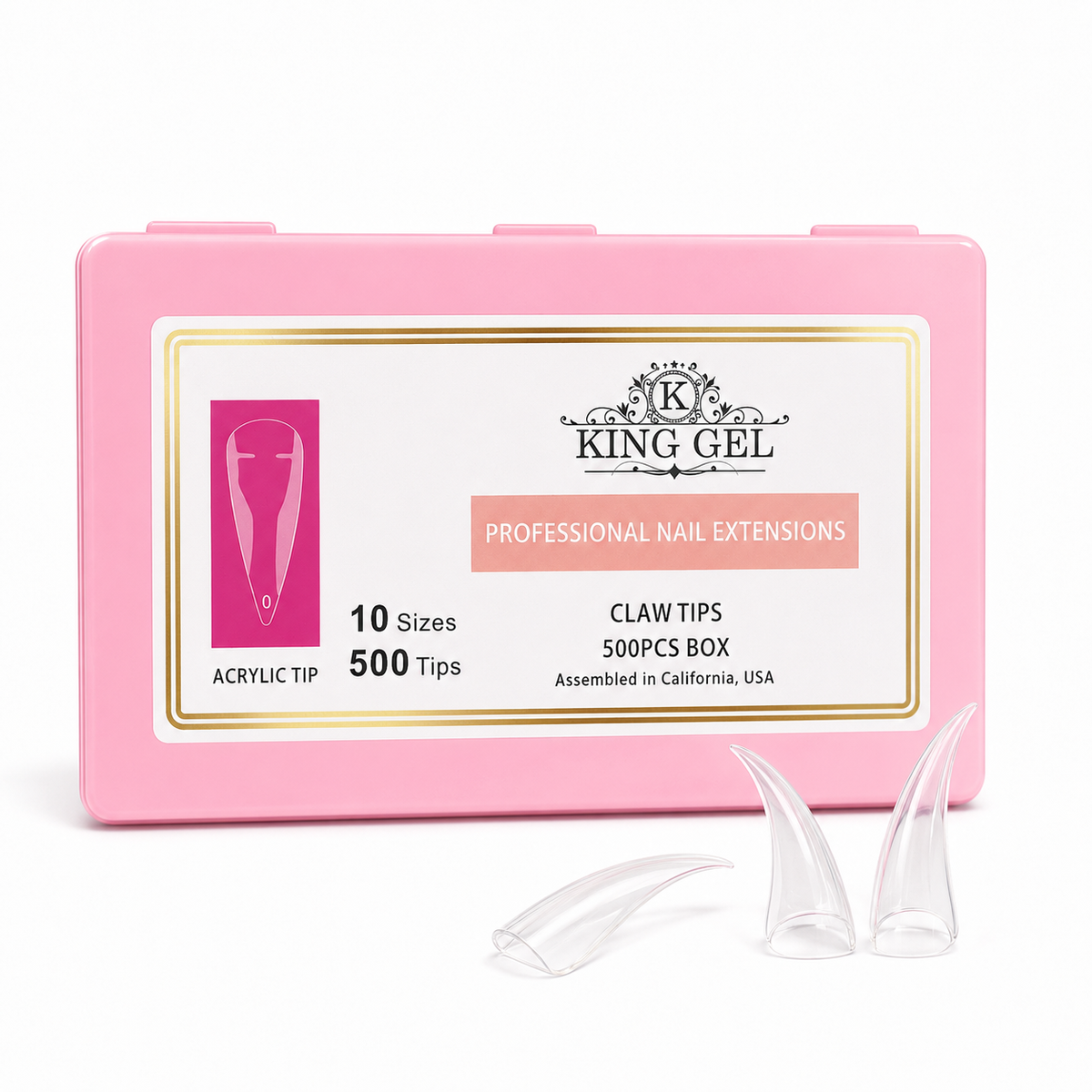 KingGel Acrylic Nails Tip in Box