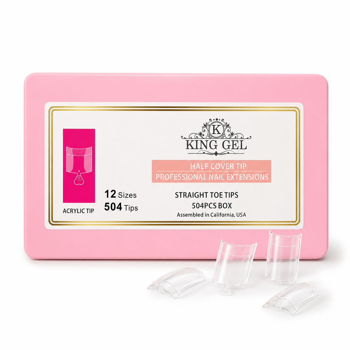 KingGel Acrylic Nails Tip in Box