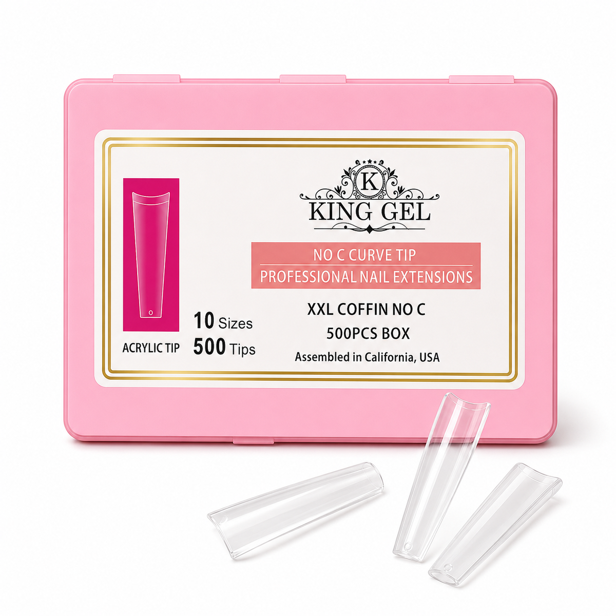 KingGel Acrylic Nails Tip in Box