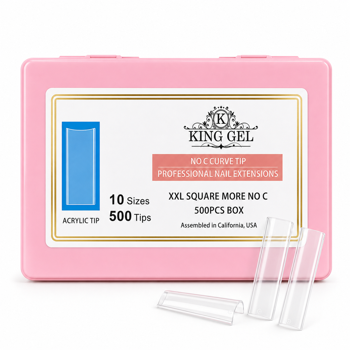 KingGel Acrylic Nails Tip in Box