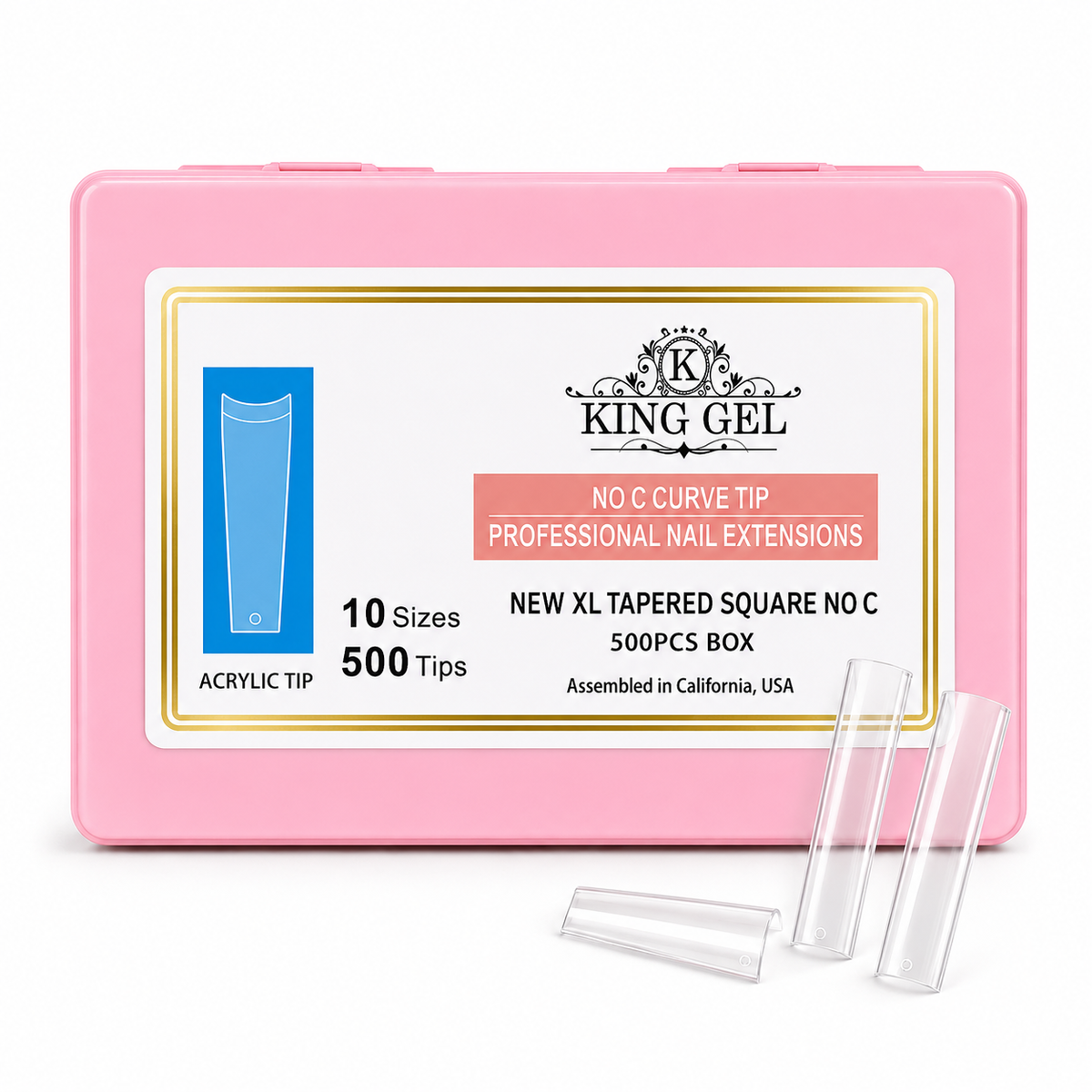 KingGel Acrylic Nails Tip in Box