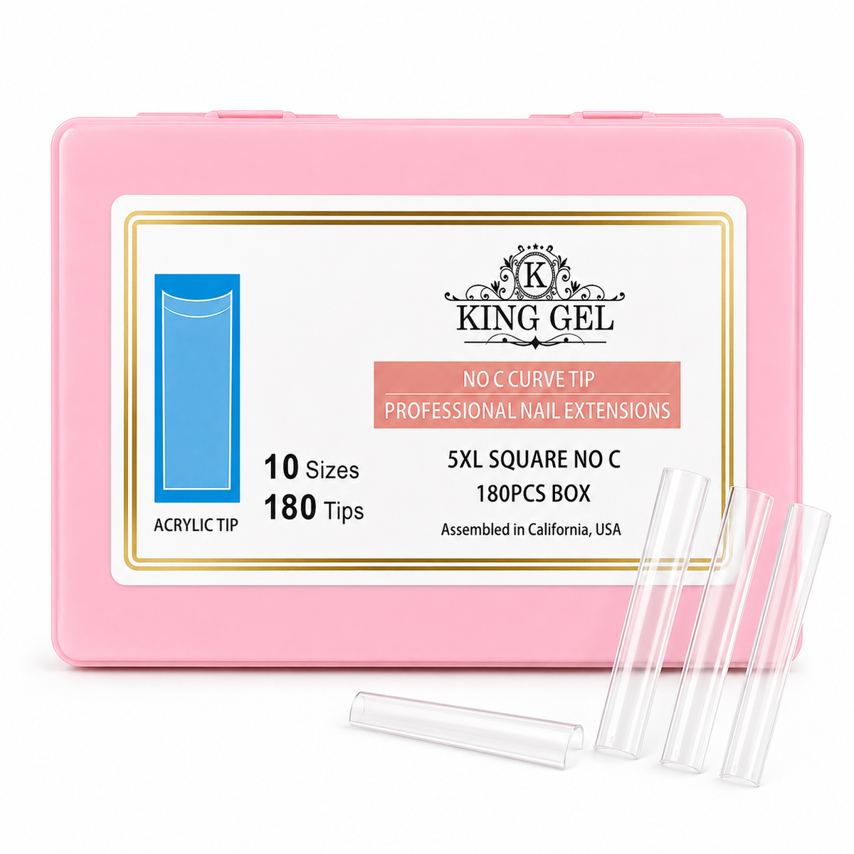 KingGel Acrylic Nails Tip in Box