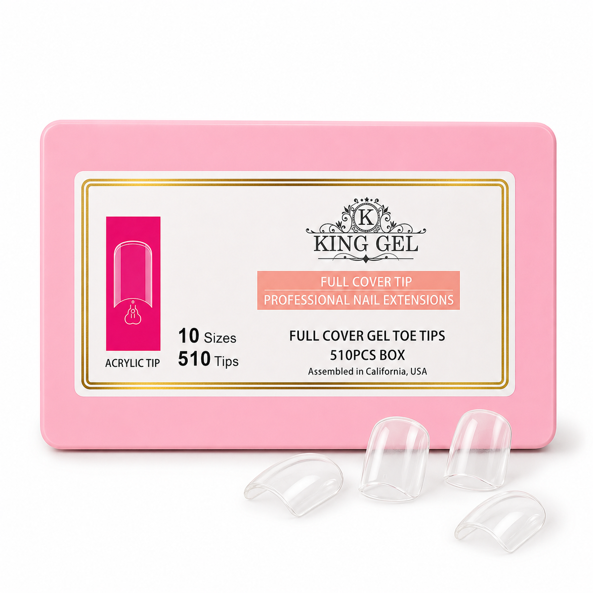 KingGel Acrylic Nails Tip in Box