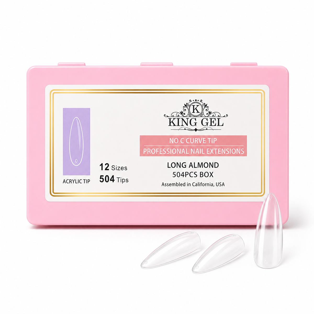 KingGel Acrylic Nails Tip in Box