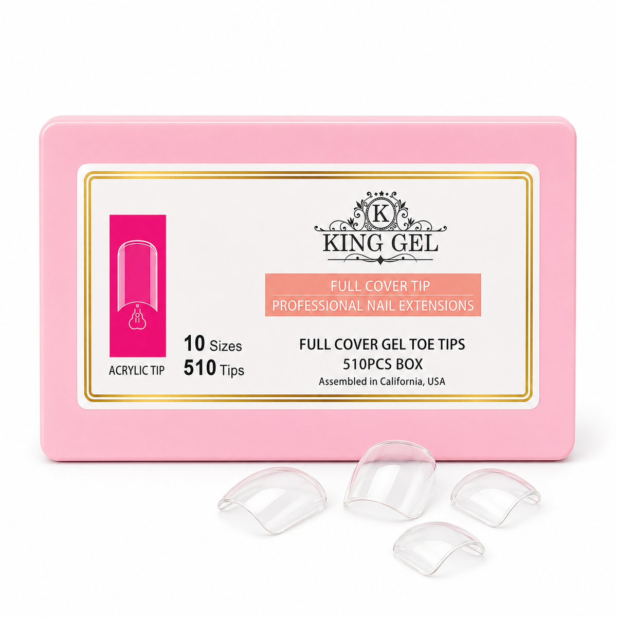 KingGel Acrylic Nails Tip in Box