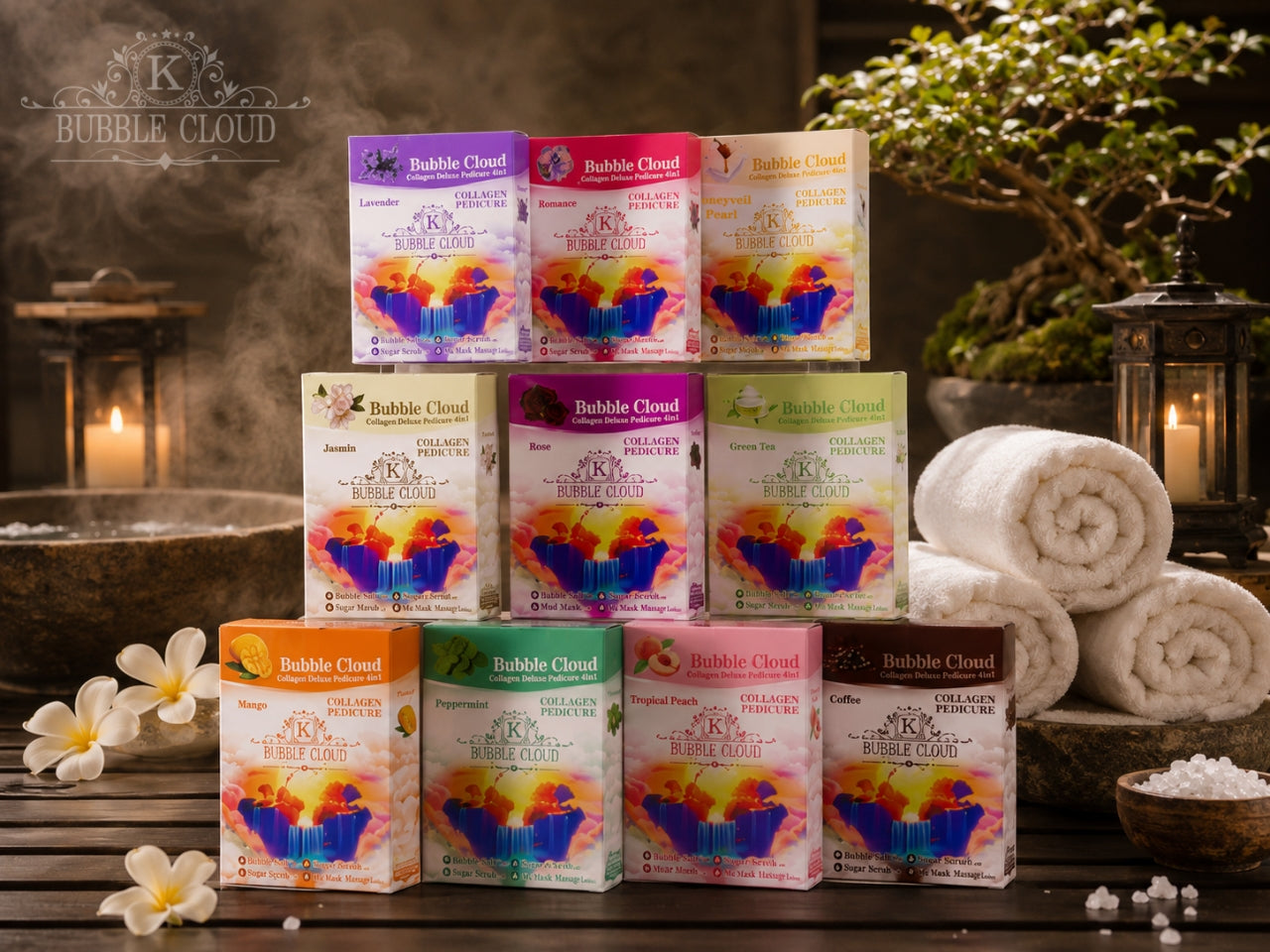 Bubble cloud deluxe 4in1 - 1 case (100pc)