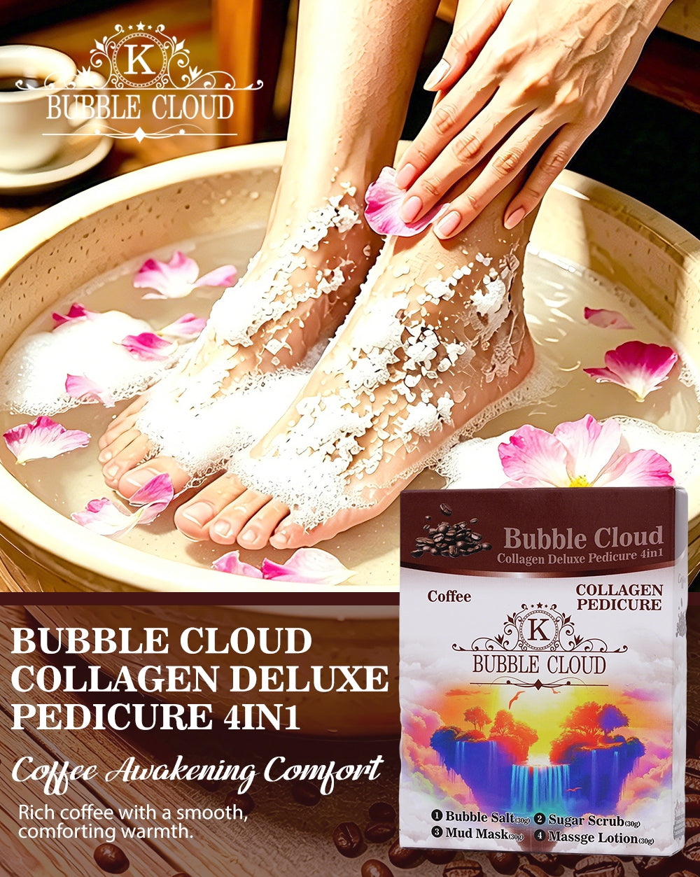 Bubble cloud deluxe 4in1 - 1 case (100pc)