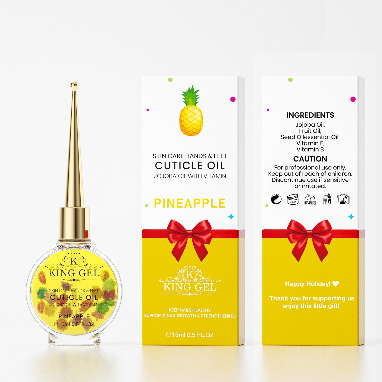 Kinggel Cuticle Oil Gift + Gift Box