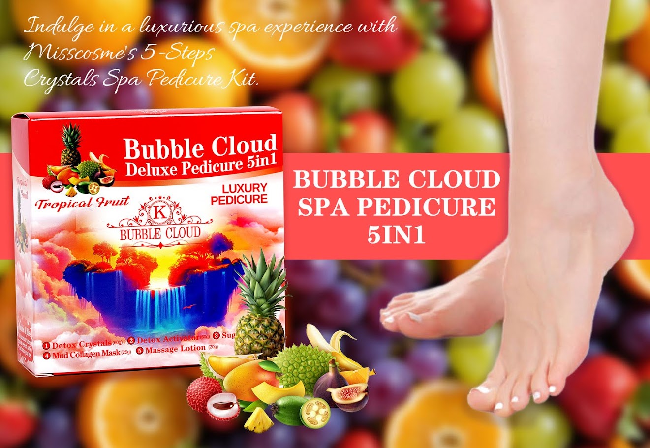 5in1 Bubble Cloud Deluxe Pedicure - Volcanic Eruption