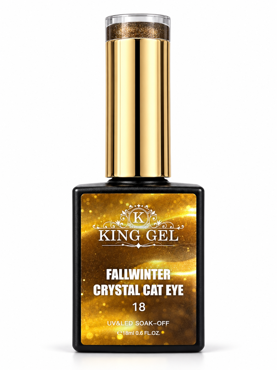 KING GEL Fallwinter Crystal Cateyes - studio bottle
