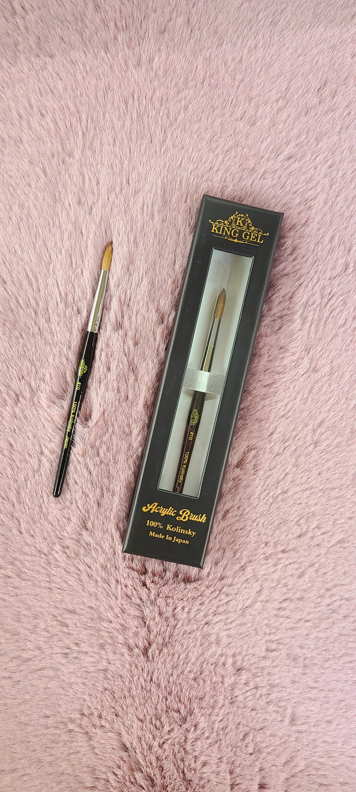 KingGel Kolinsky Acrylic Nail Brush
