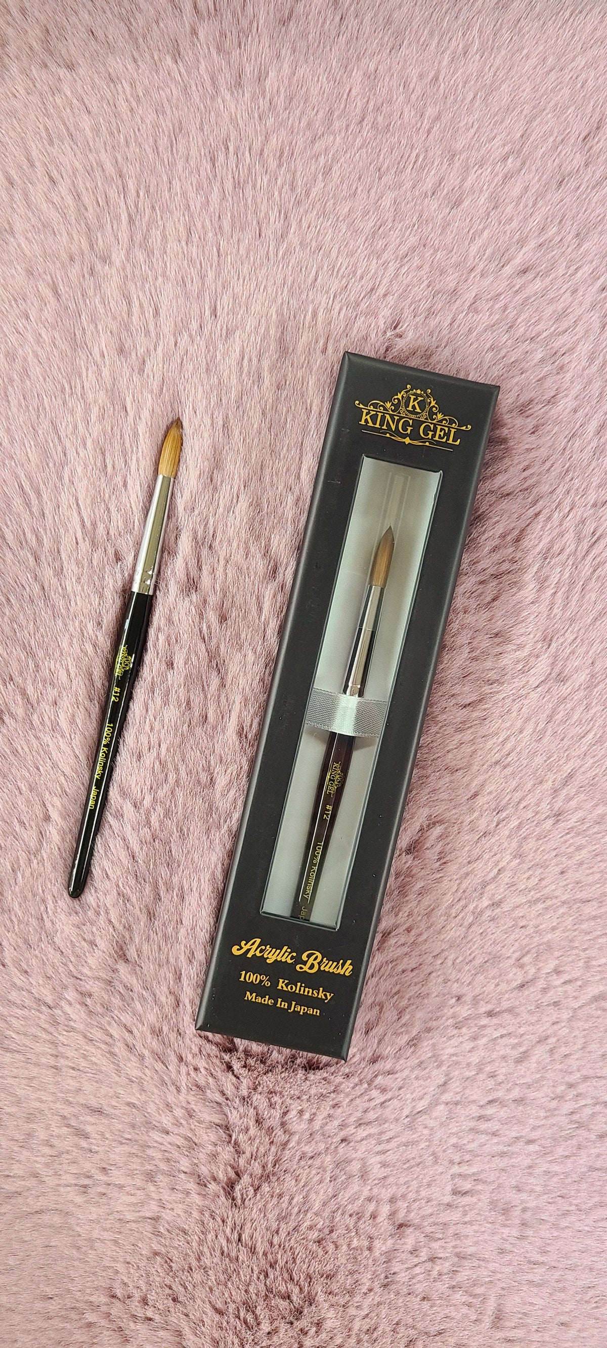 KingGel Kolinsky Acrylic Nail Brush