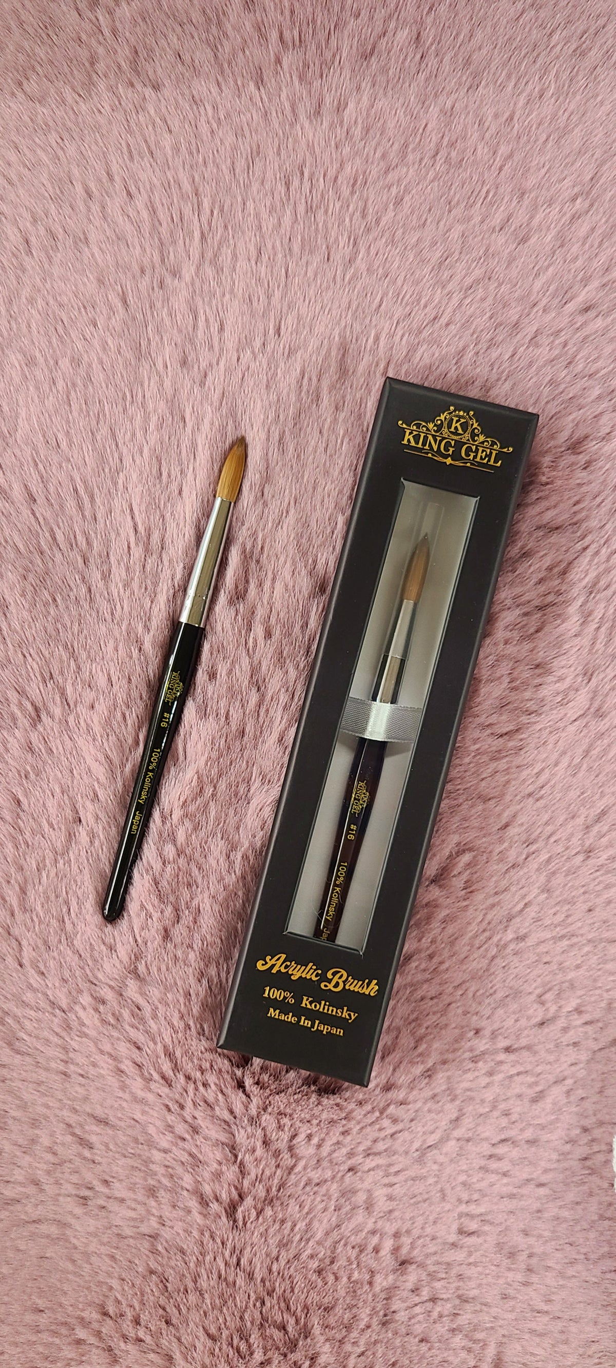 KingGel Kolinsky Acrylic Nail Brush