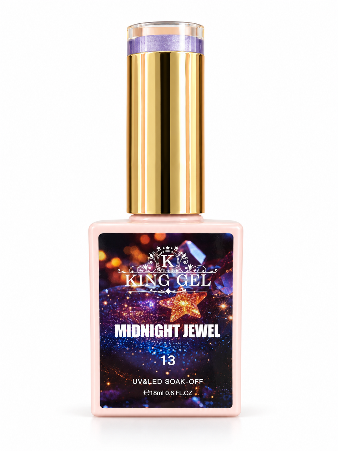 KING GEL Midnight Jewel Cateyes bottle studio photo