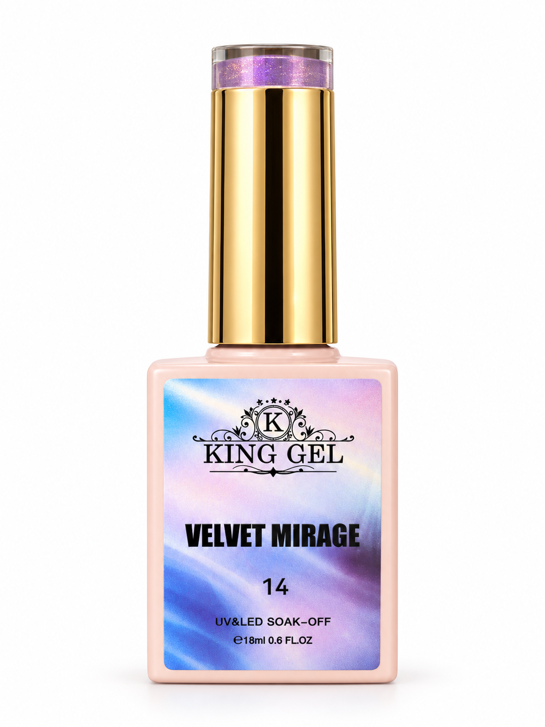 KING GEL Velvet Mirage Cateyes bottle studio photo